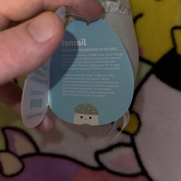 Ismail the velvet mushroom squishmallow NWT - Picture 6 of 6